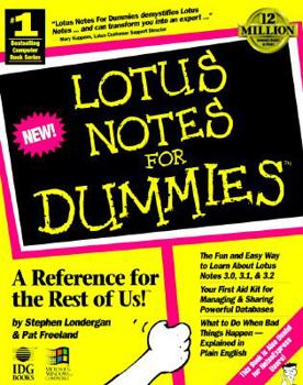 Paperback Lotus Notes 3.0/3.1 for Dummies Book