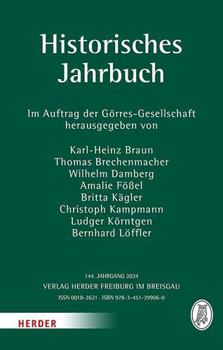 Paperback Historisches Jahrbuch: 144. Jahrgang 2024 [German] Book