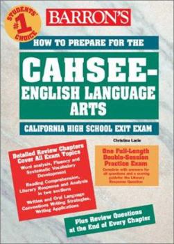 Paperback How to Prepare for the Cahsee-English Language Arts: California High School Exit Exam Book