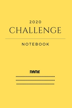 Paperback Chanllenges 2020: Line notebook Book