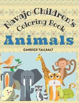 Paperback Navajo Children's Coloring Book: Animals Book