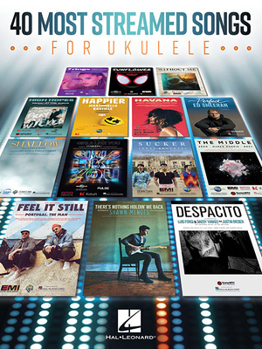 Paperback 40 Most Streamed Songs for Ukulele Book