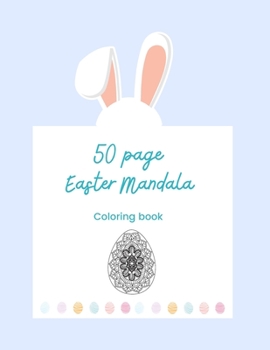 Paperback 50 Mandala Easter Coloring Pages Book