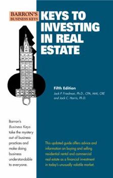 Paperback Keys to Investing in Real Estate Book