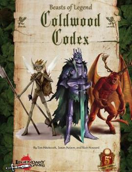 Paperback Beasts of Legend: Coldwood Codex (5E) Book