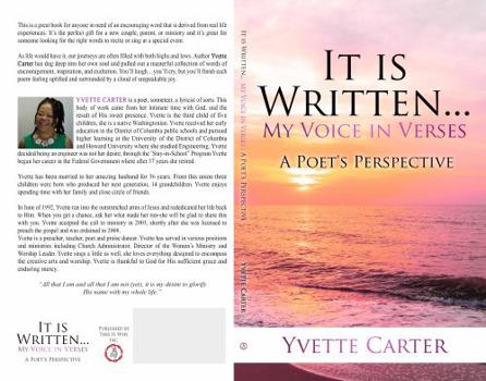 Paperback It Is Written...My Voice In Verses: A Poet's Perspective Book