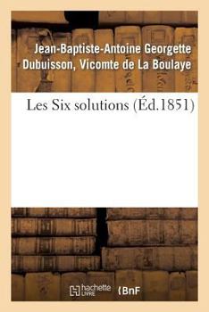 Paperback Les Six Solutions [French] Book