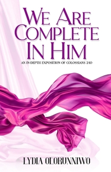 Paperback We Are Complete In Him Book