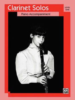 Paperback Clarinet Solos: Level I Piano Acc. Book