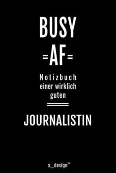 Notizbuch für Journalisten / Journalist / Journalistin: Originelle Geschenk-Idee [120 Seiten liniertes blanko Papier ] (German Edition)
