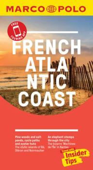 Paperback French Atlantic Coast Marco Polo Pocket Travel Guide - With Pull Out Map Book