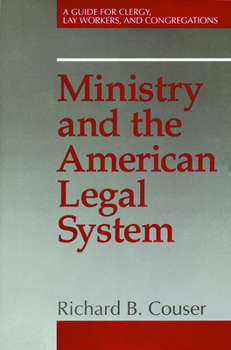 Hardcover Ministry and the American Legal System Book