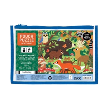 Misc. Woodland 12 Piece Pouch Puzzle Book