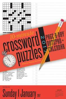 Calendar 10-minute Crossword Puzzles Notepad 2017 Calendar Book