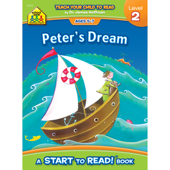 Paperback School Zone Peter's Dream - A Level 2 Start to Read! Book