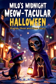 Milo's Midnight Meow-tacular Halloween: Friendly Ghost and Kitten Story| A Fun Picture Book for Kids Ages 3-5 with Coloring Pages, Silly Jokes, Tongue Twisters, and More