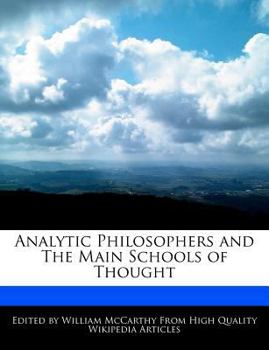 Paperback Analytic Philosophers and the Main Schools of Thought Book