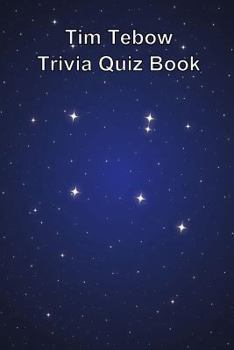 Paperback Tim Tebow Trivia Quiz Book