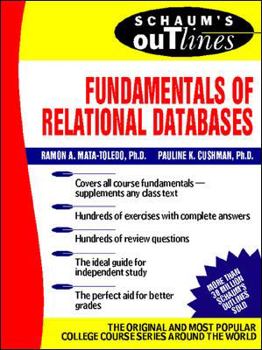 Paperback Schaum's Outline of Fundamentals of Relational Databases Book