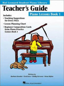 Paperback The Hal Leonard Student Piano Library Teacher's Guide: Book 1 Book