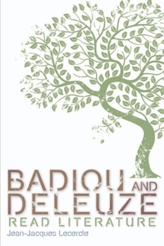 Paperback Badiou and Deleuze Read Literature Book