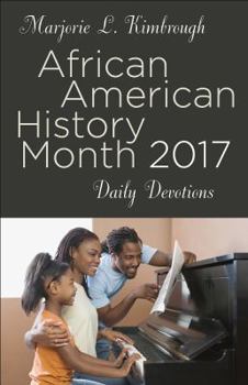 Paperback African American History Month Daily Devotions 2017 Book