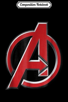 Composition Notebook: Marvel Avengers Classic Red Beveled Logo Graphic  Journal/Notebook Blank Lined Ruled 6x9 100 Pages