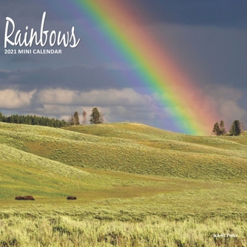 Paperback Rainbows: 2021 Mini Wall Calendar Book