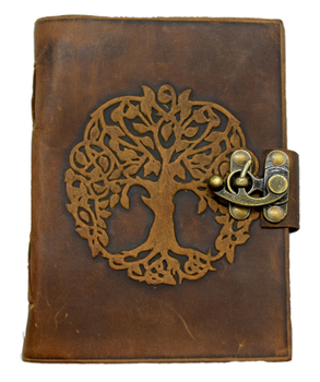 Hardcover Soft Leather Tree of Life Journal Book