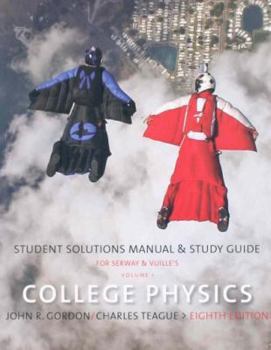 Paperback Student Solutions Manual with Study Guide, Volume 1 for Serway/Faughn/Vuille's College Physics, 8th Book