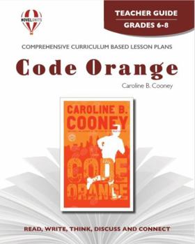 Paperback Code Orange - Teacher Guide by Novel Units Book