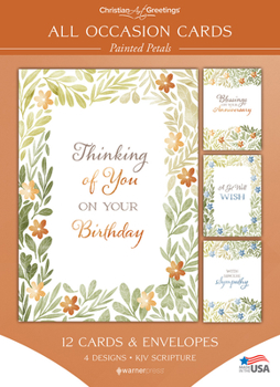 Misc. Boxed Cards - All Occasion - Painted Petals Book