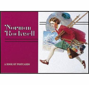 Paperback Postcard Bk-Norman Rockwell Book