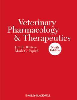 Hardcover Veterinary Pharmacology and Therapeutics Book