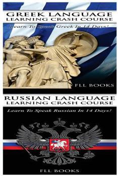 Paperback Greek Language Learning Crash Course + Russian Language Learning Crash Course Book