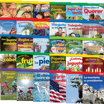 Paperback Time for Kids(r) Informational Text Grade K Spanish Readers 30-Book Set [Spanish] Book