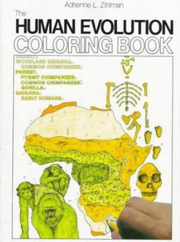 Paperback The Human Evolution-Coloring Book