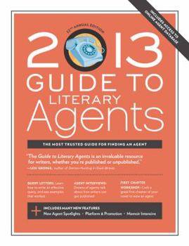 Paperback 2013 Guide to Literary Agents Book