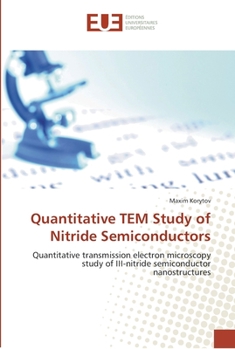 Paperback Quantitative tem study of nitride semiconductors [French] Book