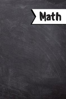 Paperback Math: Back To School Math Notebook For Kids, Students & Teachers: 120 5x5 graph ruled, 6 x 9 inches / Note Taking, learning, Book