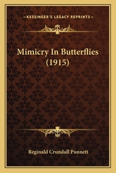 Paperback Mimicry In Butterflies (1915) Book