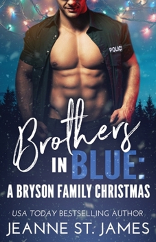 Paperback Brothers in Blue - A Bryson Family Christmas Book