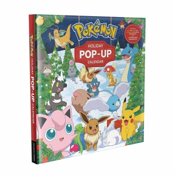 Hardcover Pokémon Advent Holiday Pop-Up Calendar Book