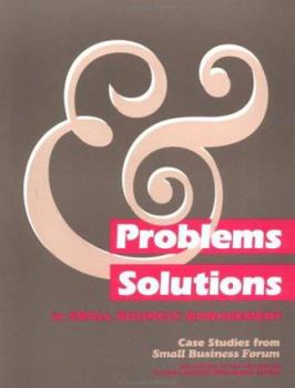 Paperback Problems & Solutions in Small Business Management Book