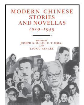 Paperback Modern Chinese Stories and Novellas, 1919-1949 Book