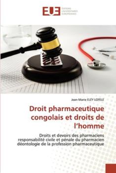 Paperback Droit pharmaceutique congolais et droits de l'homme [French] Book