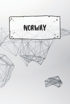 Norway: Dotted Travel Diary Notebook or Journey Dotted Grid Journal - Holiday Trip Pocketbook for Men and Women with Dots
