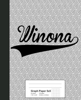 Paperback Graph Paper 5x5: WINONA Notebook Book