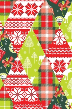 Merry Christmas Ugly Sweater Wrapping Paper Xmas 2 Notebook: Celebrating the holiday spirit while being organized!