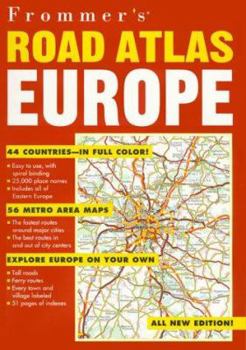 Paperback Frommer's Road Atlas Europe Book